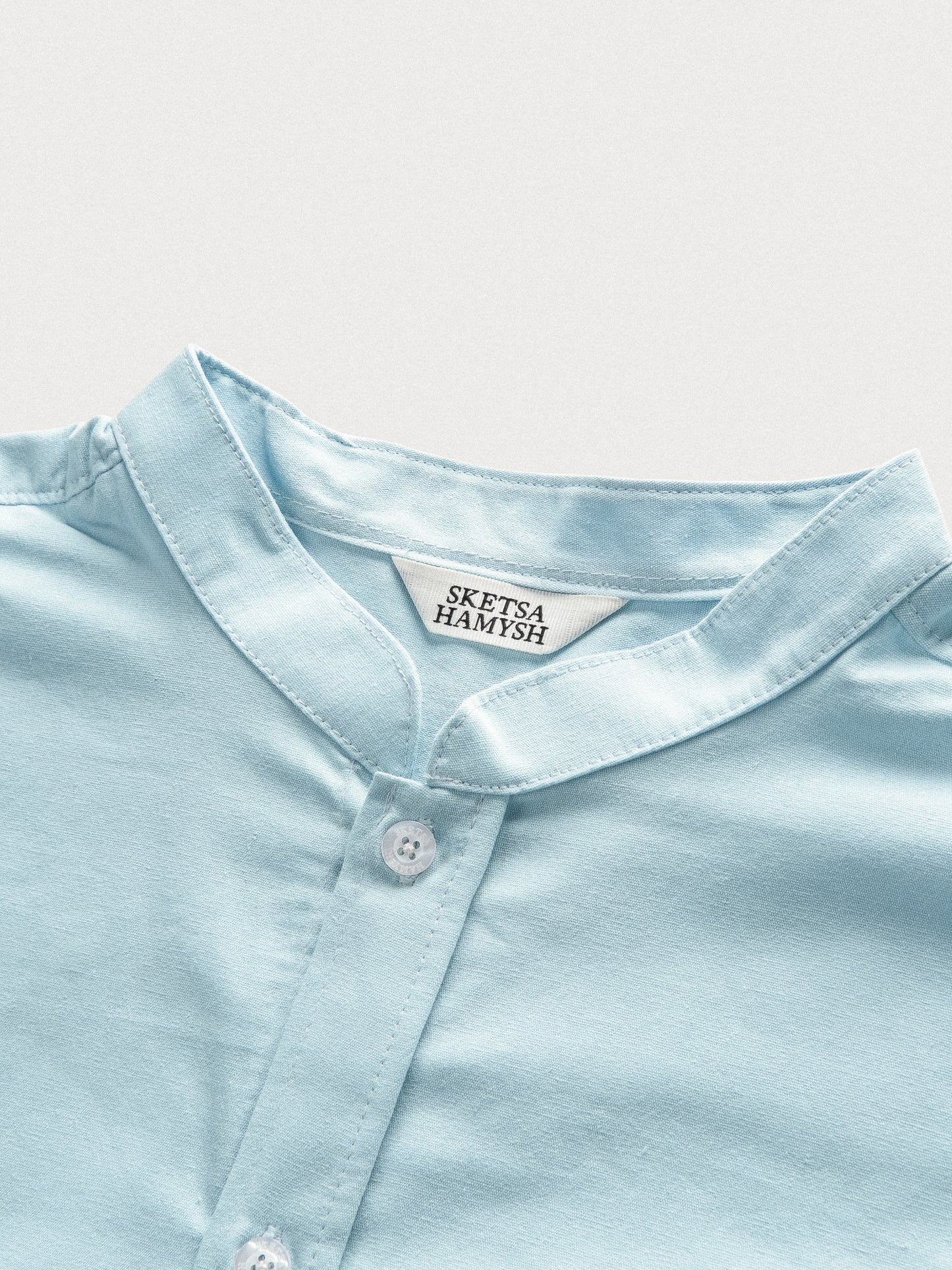 MIB Tenku Collar Shirt - Light Blue
