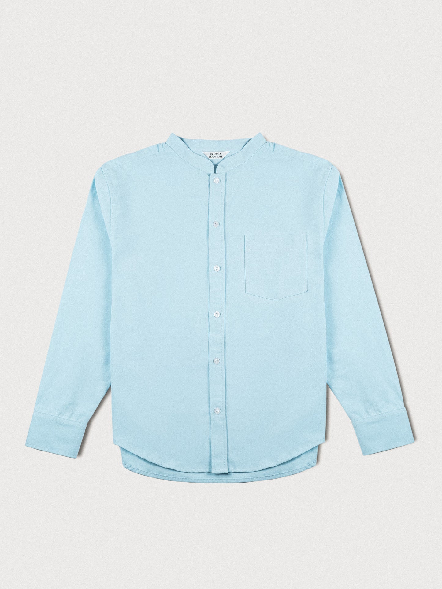 MIB Tenku Collar Shirt - Light Blue